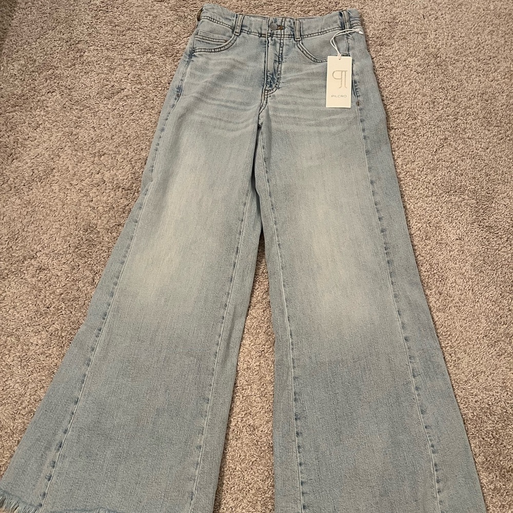 Pilcro Light Blue Flare Jeans